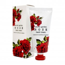 Jigott Secret Garden Rose Крем для рук Роза 100мл