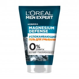 L'Oreal Paris Men Expert Гель успокаивающий для умывания Magnesium Defence 0% 100мл