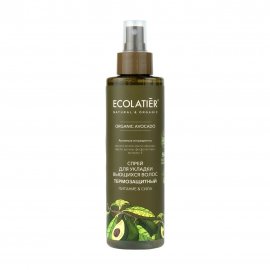Ecolatier Organic Avocado Спрей термозащитный для укладки вьющихся волос Питание и сила 200мл