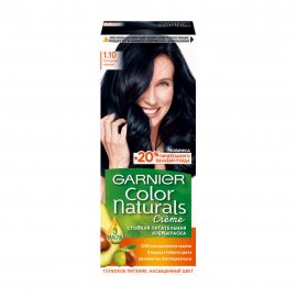 Garnier Color Naturals Крем-краска для волос 1.10 Холодный черный